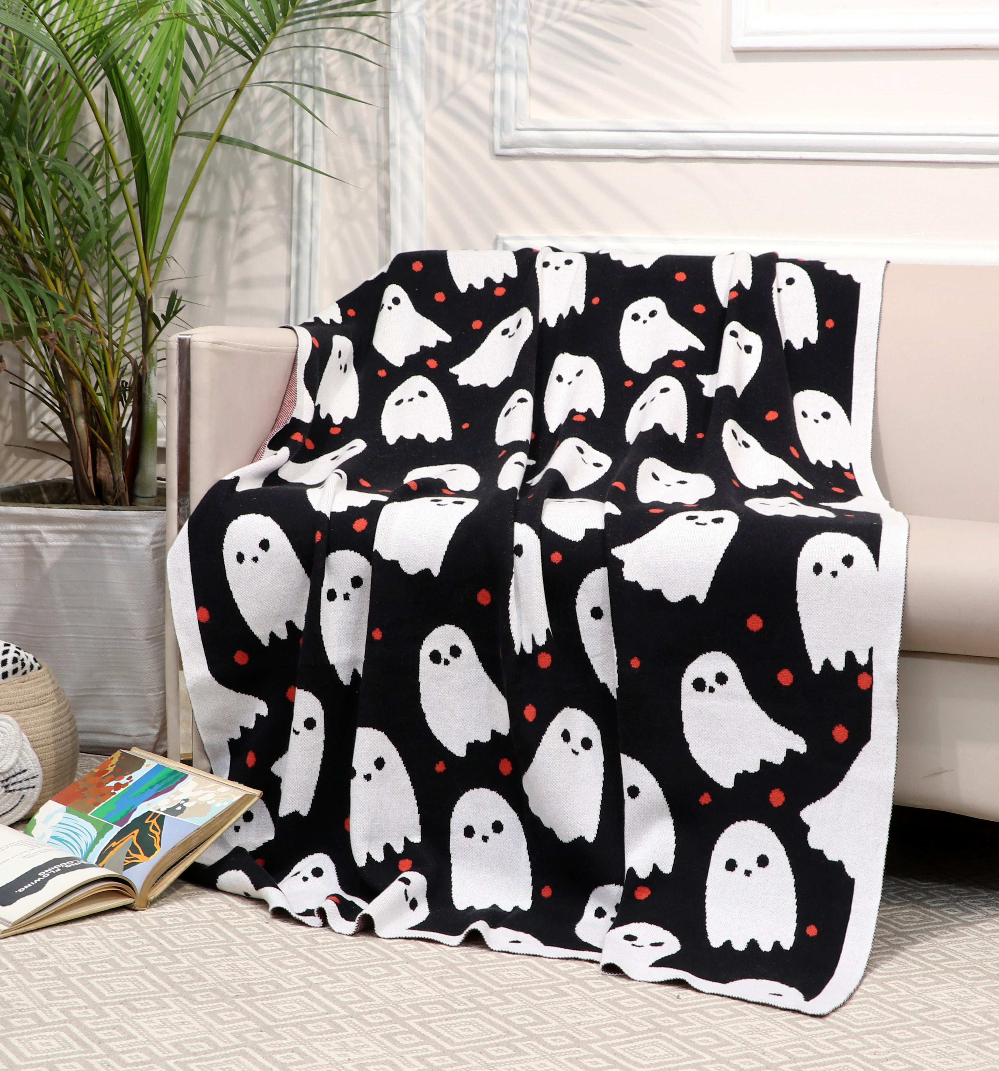 Fifth Element Boo Crew Halloween Ghost Throw