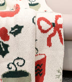 Fifth Element Cozy Christmas Mugs Knit Throw