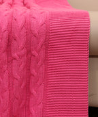 Fifth Element Soft Luxe Cable Knit Throw