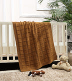 Brown Fifth Element Premium Knitted Baby Blanket