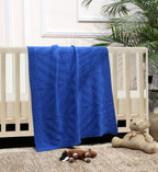 Blue Fifth Element Premium Knitted Baby Blanket