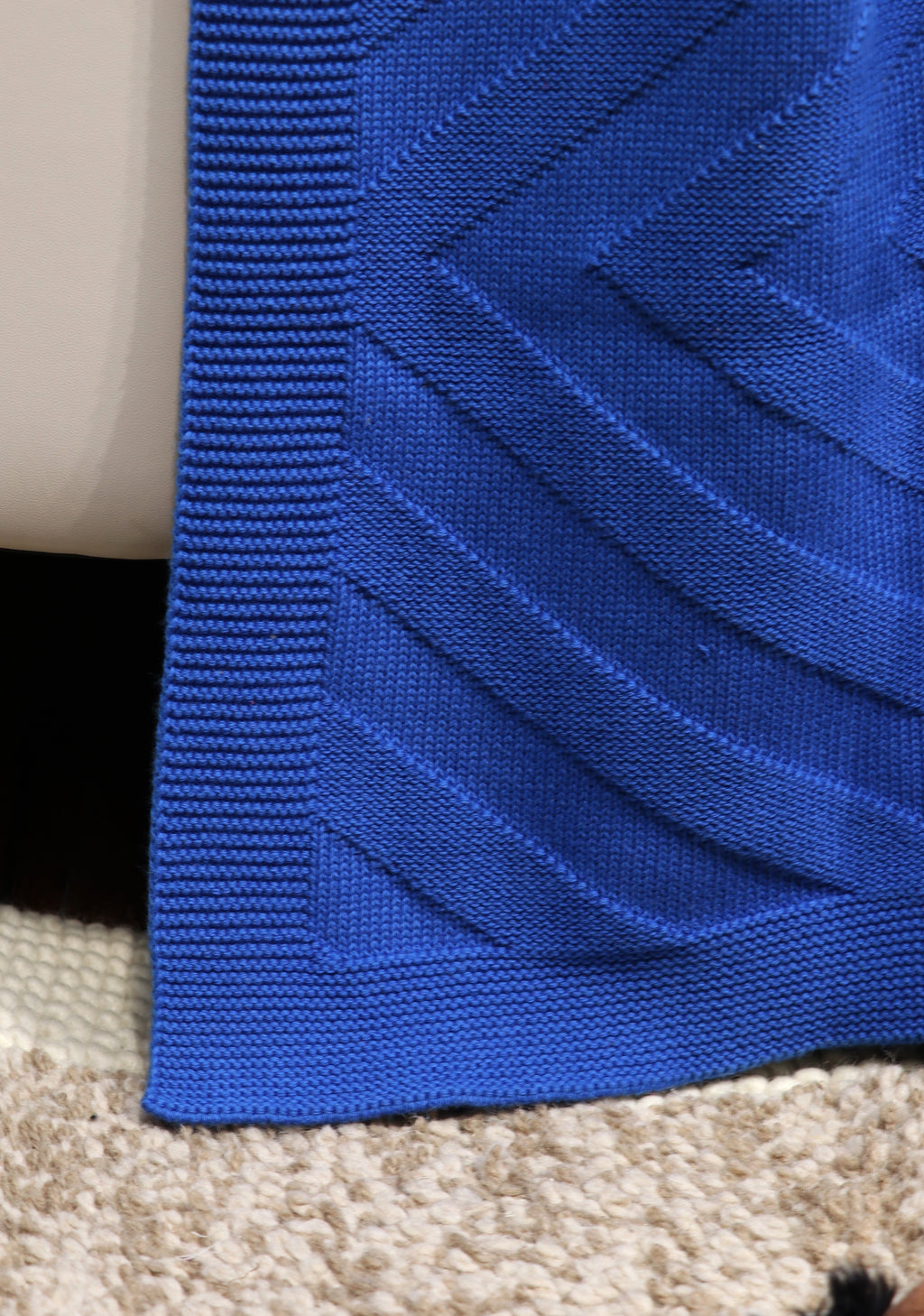 Blue Fifth Element Premium Knitted Baby Blanket