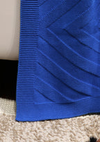 Blue Fifth Element Premium Knitted Baby Blanket