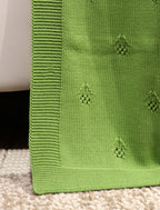 Green Fifth Element Premium Knitted Baby Blanket