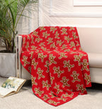 Fifth Element Gingerbread Joy Christmas Knit Throw