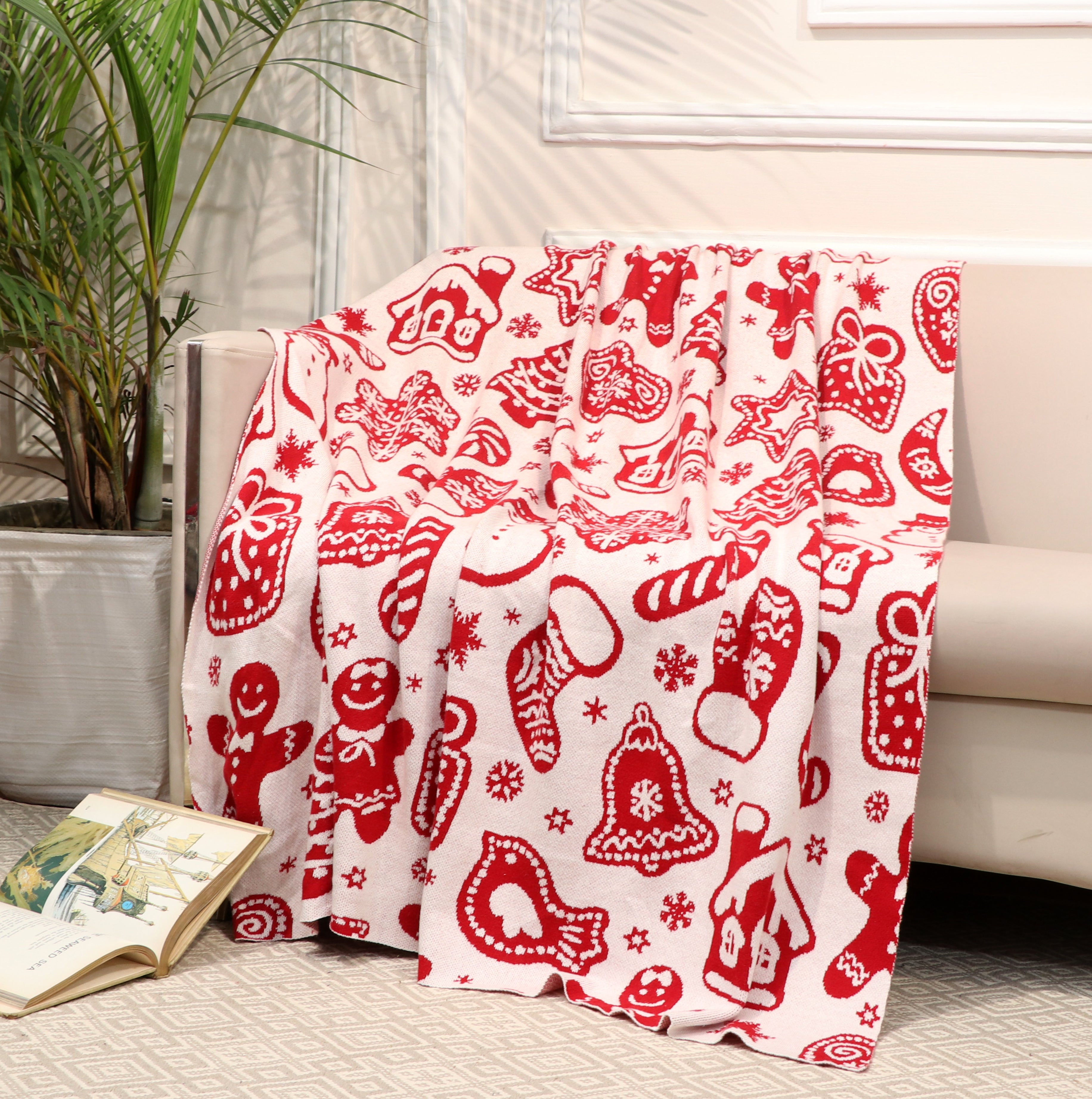 Fifth Element Festive Gingerbread Christmas Throw