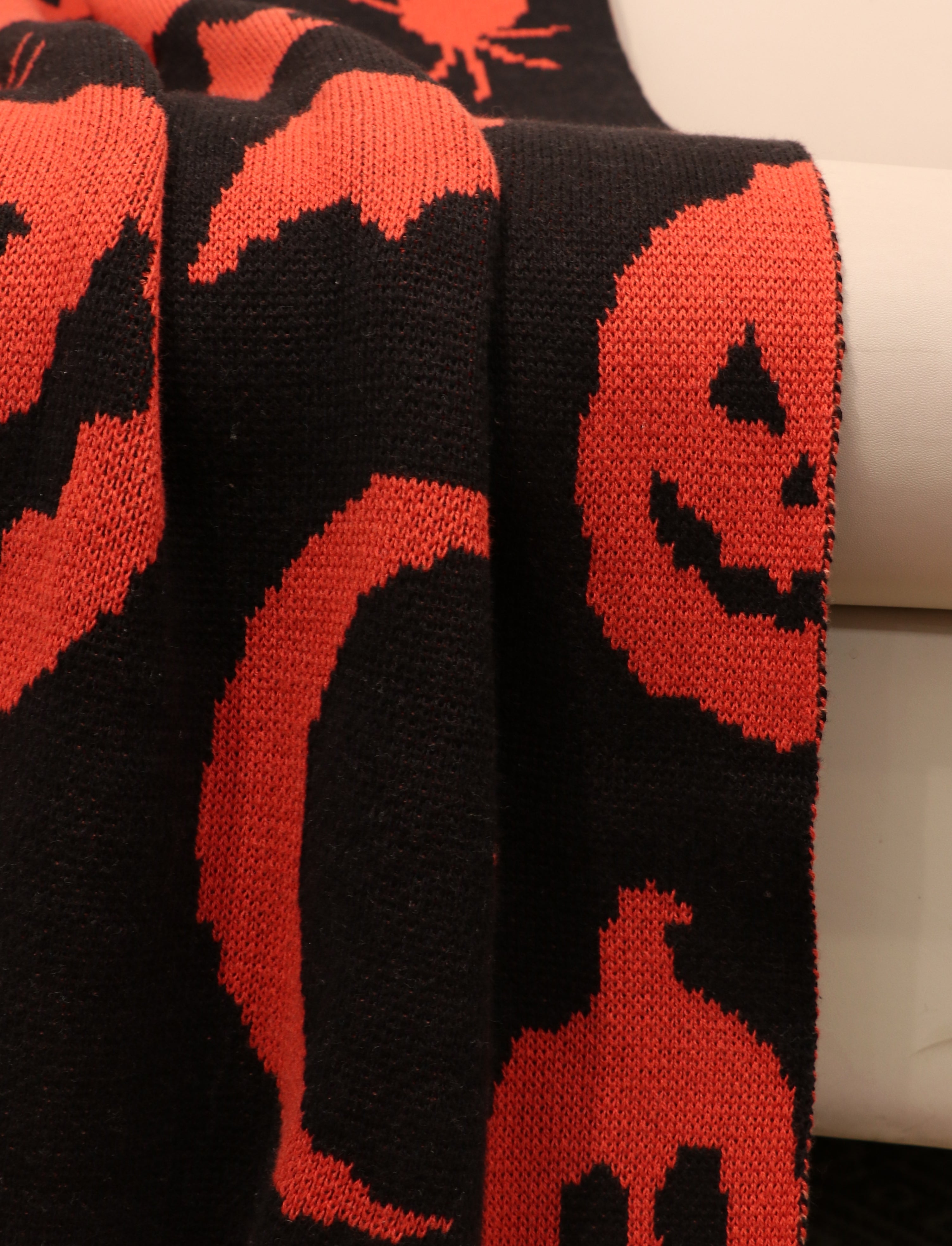Fifth Element Pumpkin Shadows Throw