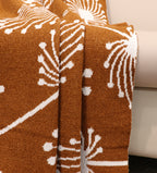 Fifth Element Brown Dandelion Cozy Throw