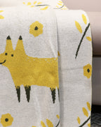 Fifth Element Sunny Fox Knitted Throw