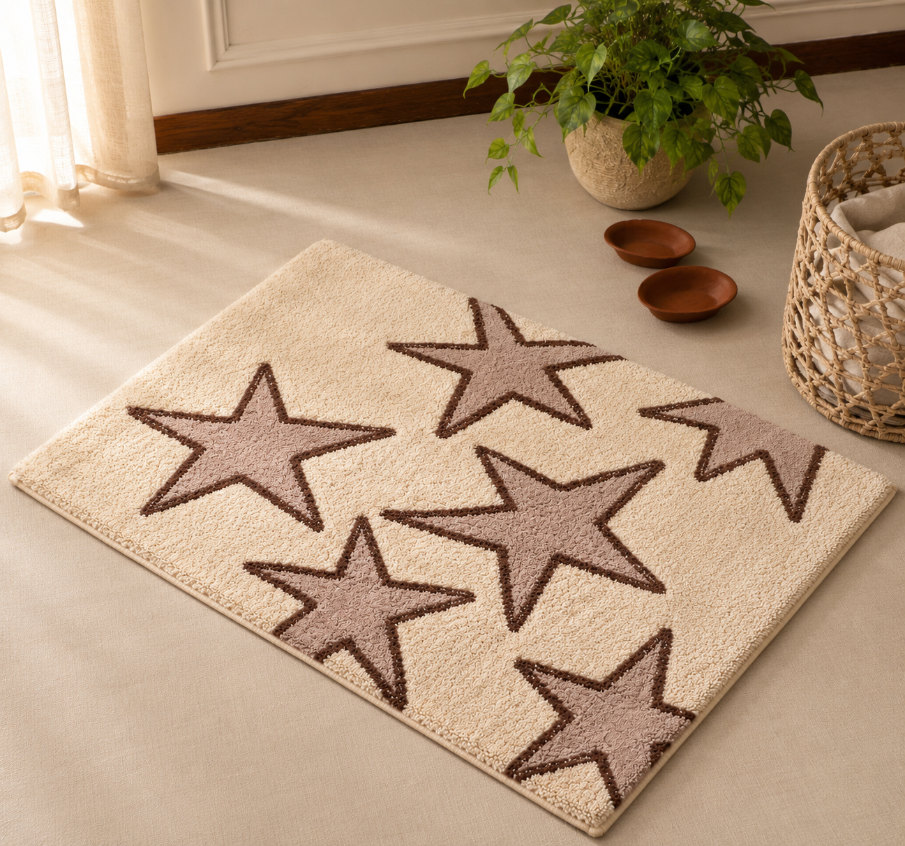 Starry Glow Bath Mat