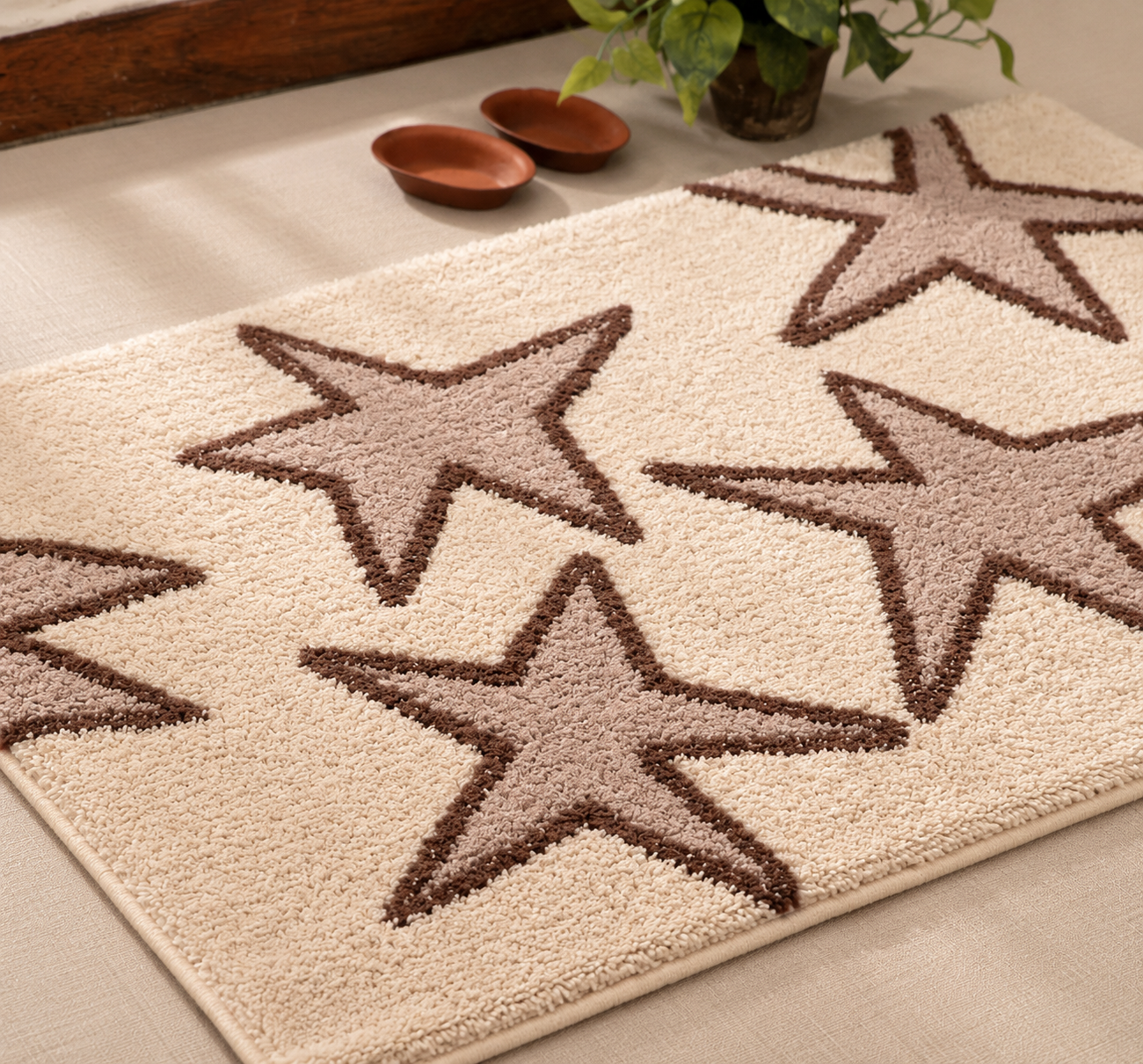 Starry Glow Bath Mat