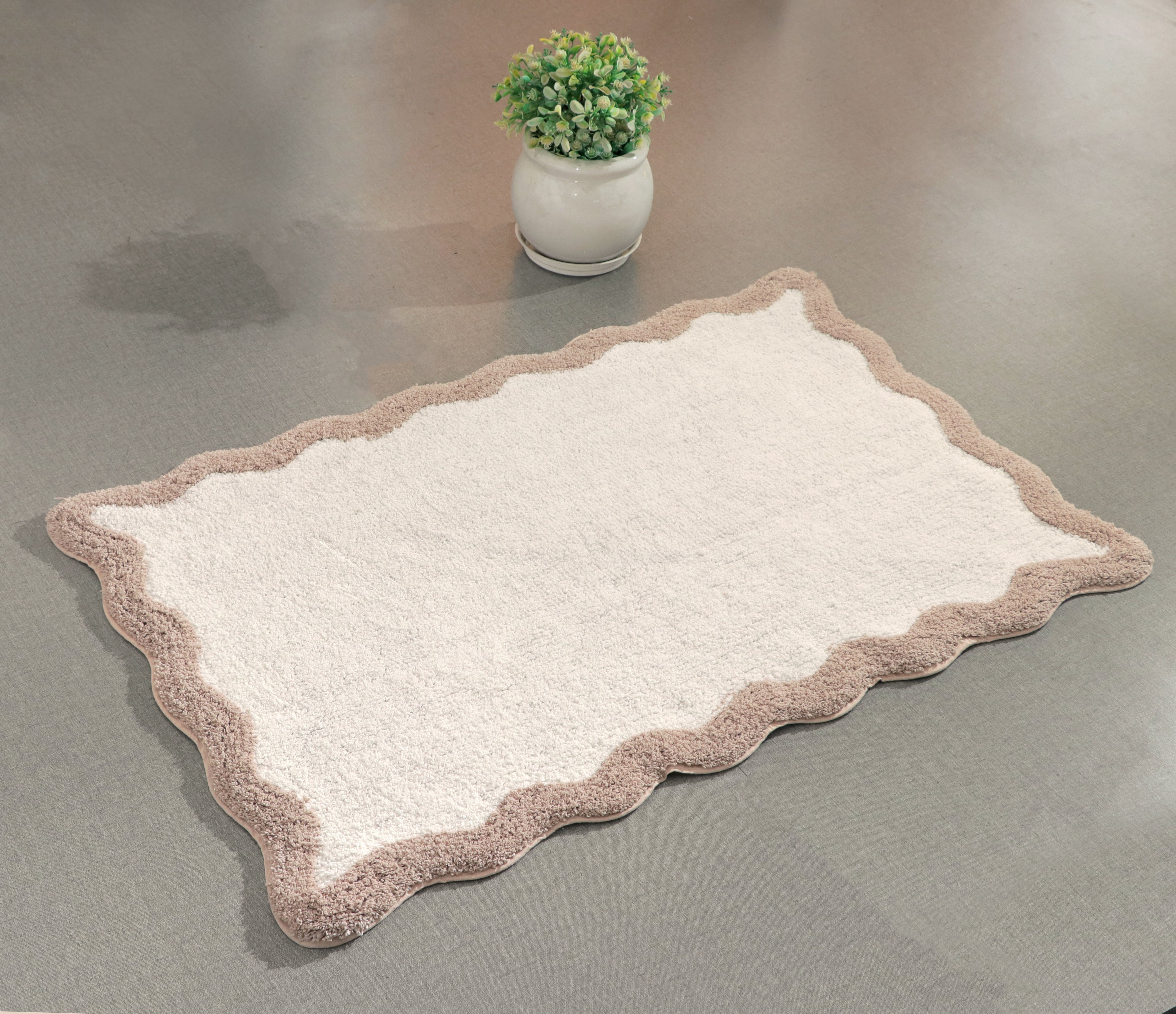 Fifth Element Soft Wave Border Bath Mat