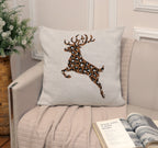 Fifth Element Animal Print Reindeer Cushion