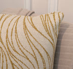 Fifth Element Golden Wave Knit Cushion