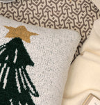 Fifth Element Knitted Christmas Tree Cushion