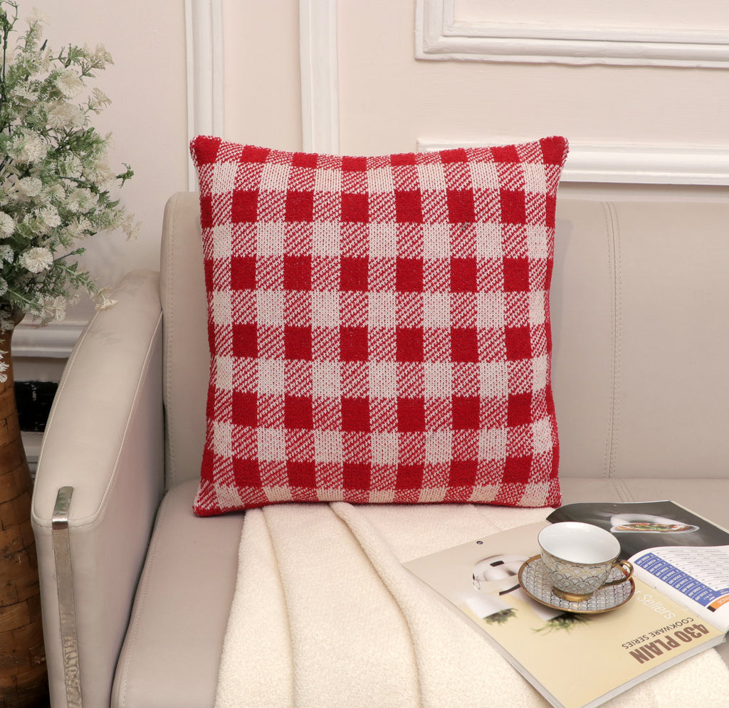 Fifth Element Classic Tartan Check Cushion