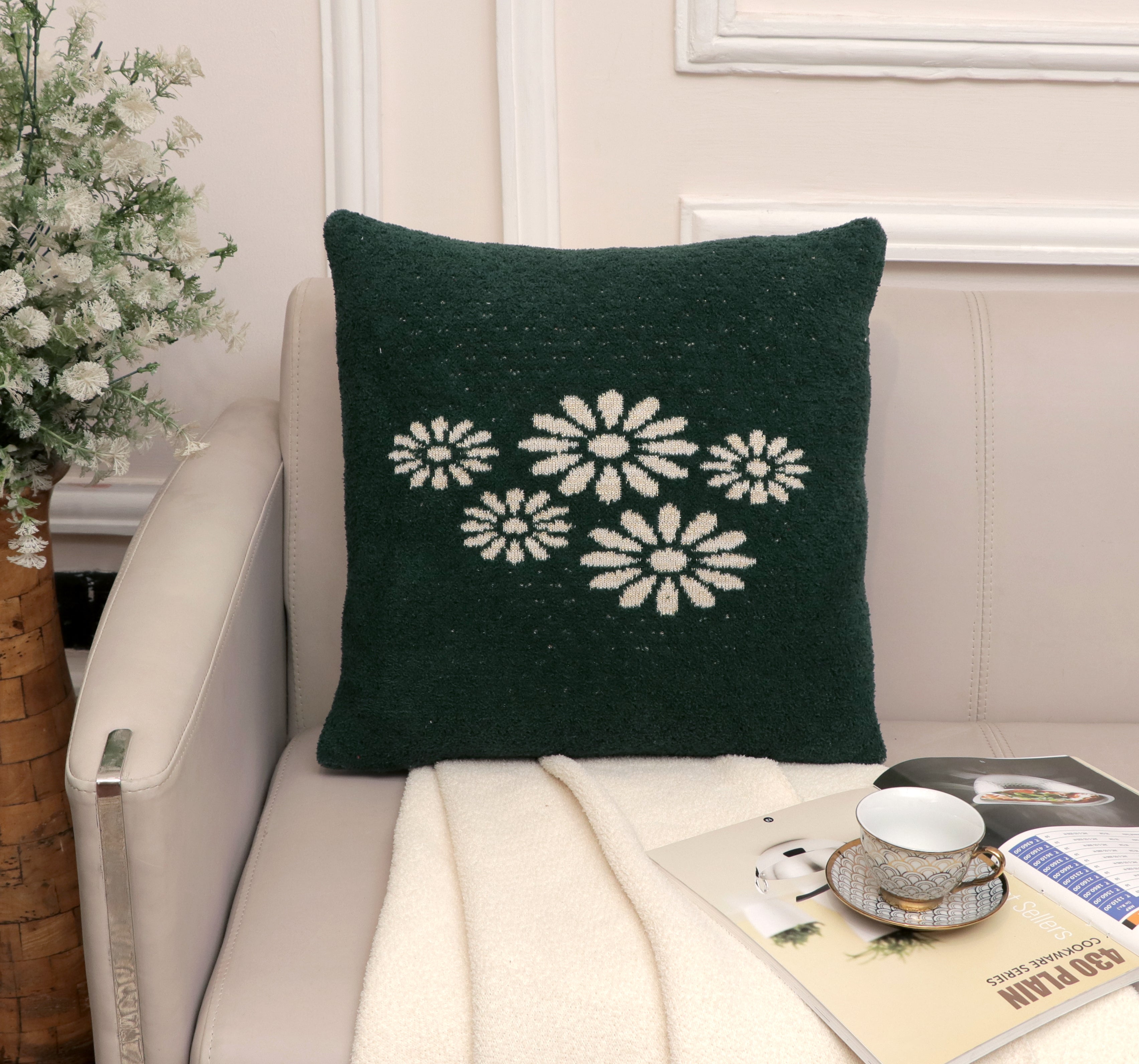 Fifth Element Forest Bloom Knit Cushion