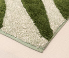 Fifth Element Tropical Leaf Pattern Bath Mat