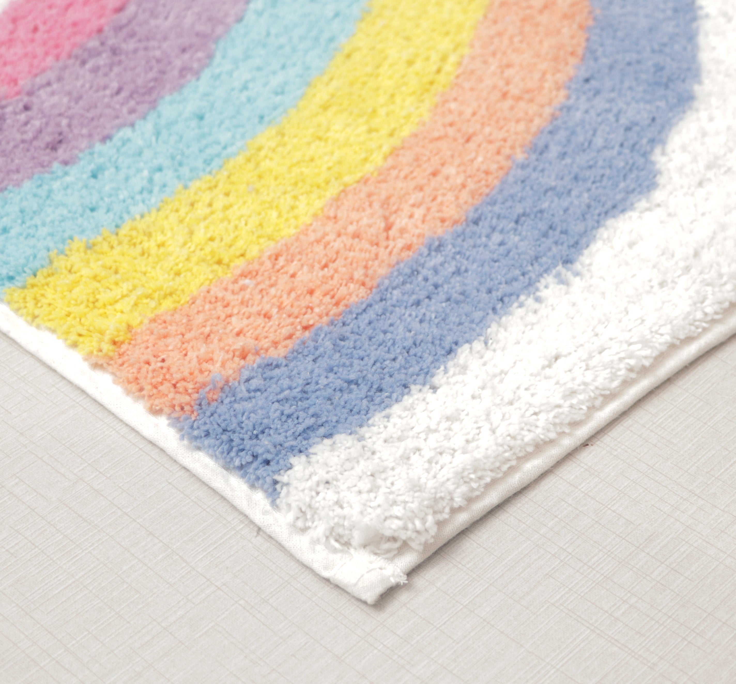 Fifth Element Pastel Rainbow Arc Bath Mat