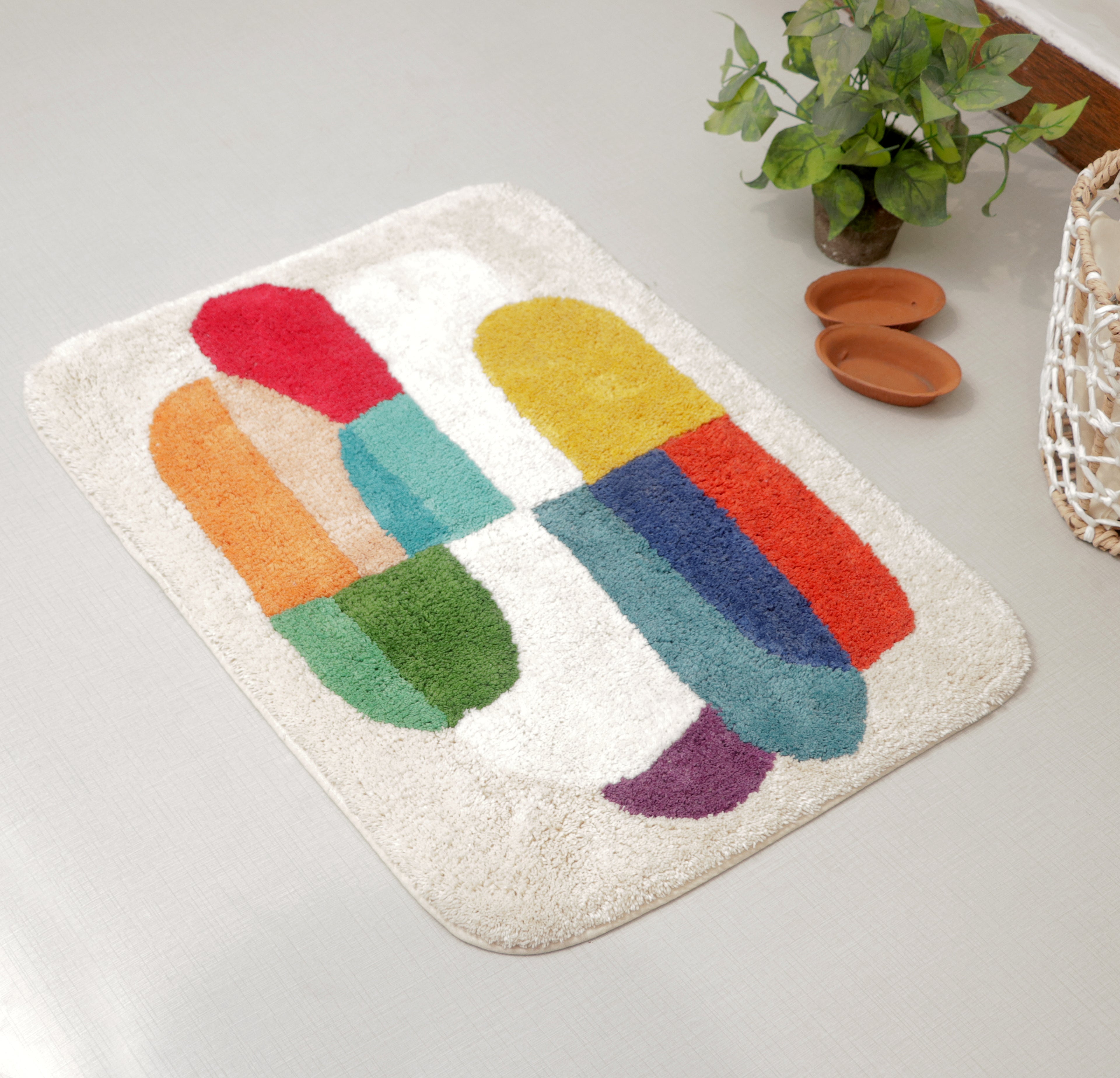 Fifth Element Colour Block Capsule Bath Mat