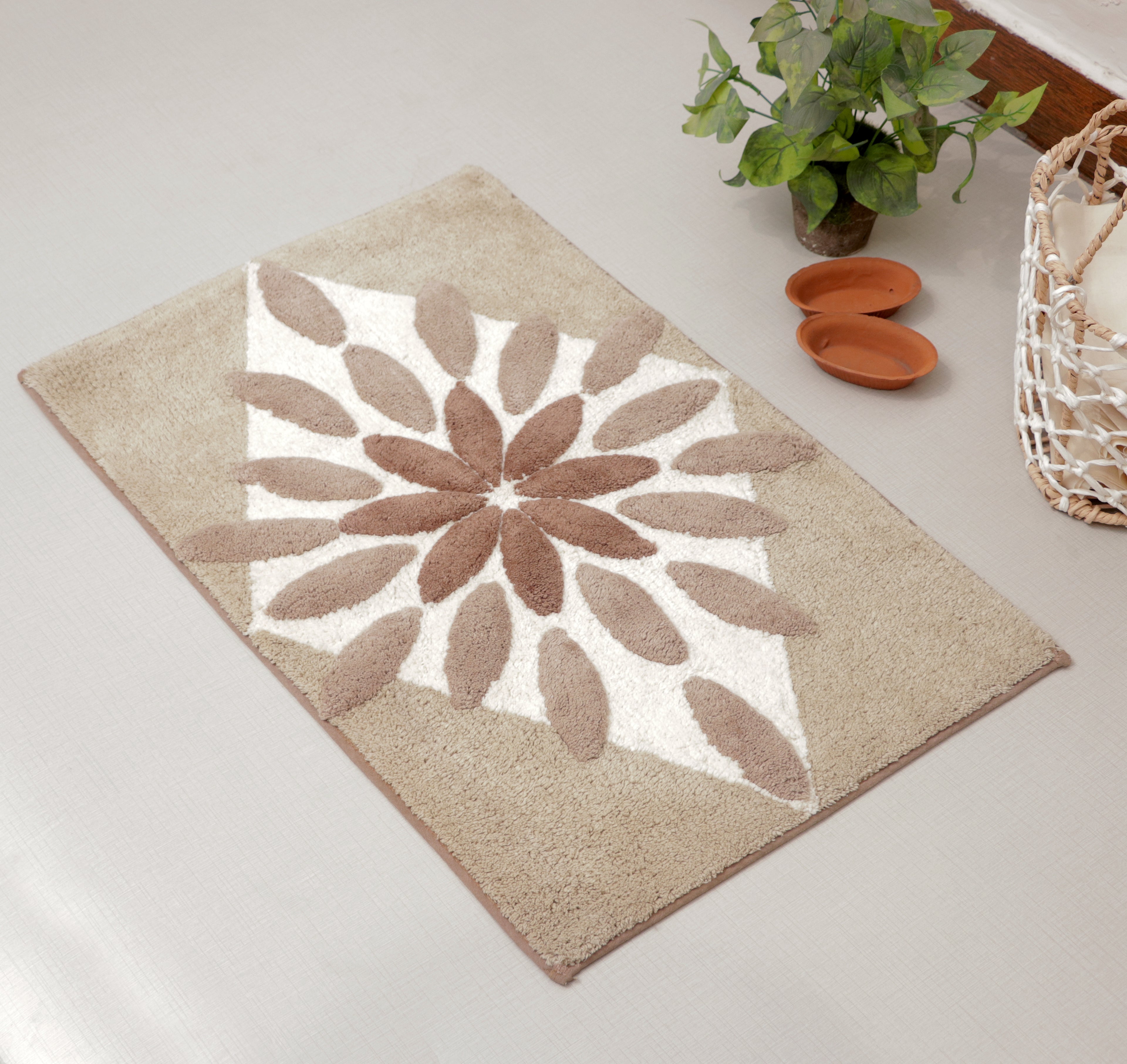 Fifth Element Floral Harmony Bath Mat