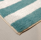 Fifth Element Coastal Stripe Aqua Bath Mat