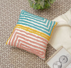 Fifth Element Pastel Maze Textured Cushion