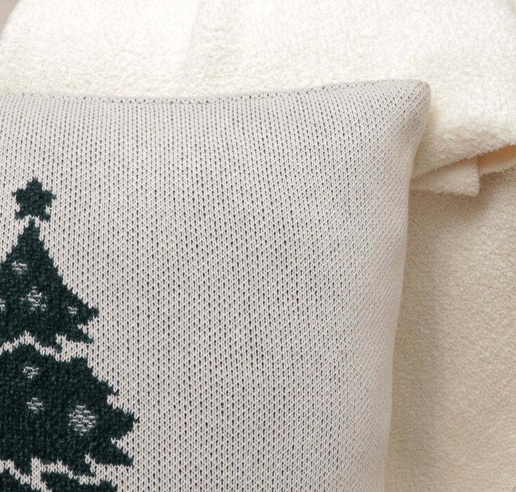 Fifth Element Christmas Tree Knitted Cushion