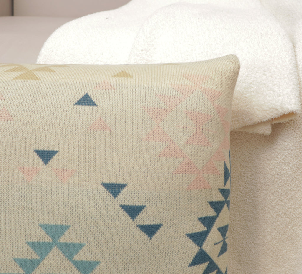 Fifth Element Soft Pastel Geometric Cushion