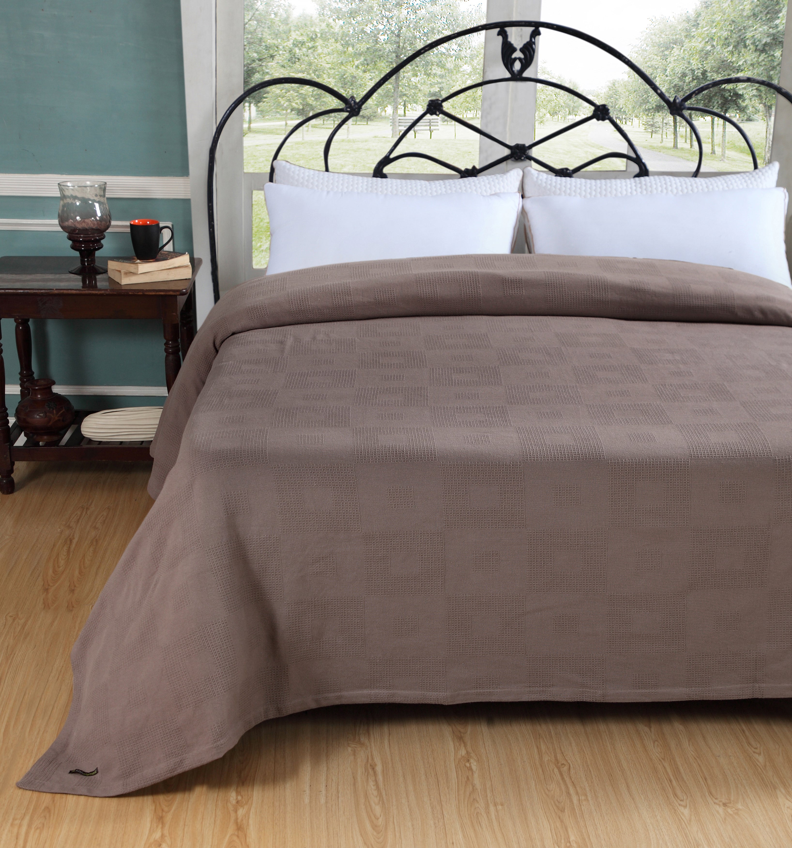 Fifth Element Premium Brown Bed Spread